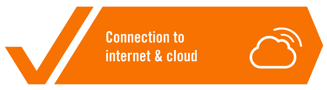 Connection to internet & cloud