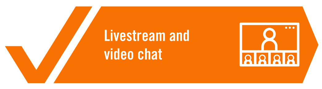 Livestream and video chat