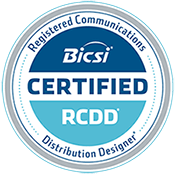 Registered Communications Distrubition Designer (RCDD) logo