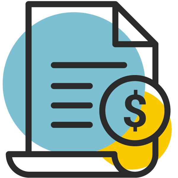 Invoice icon - make a payment.