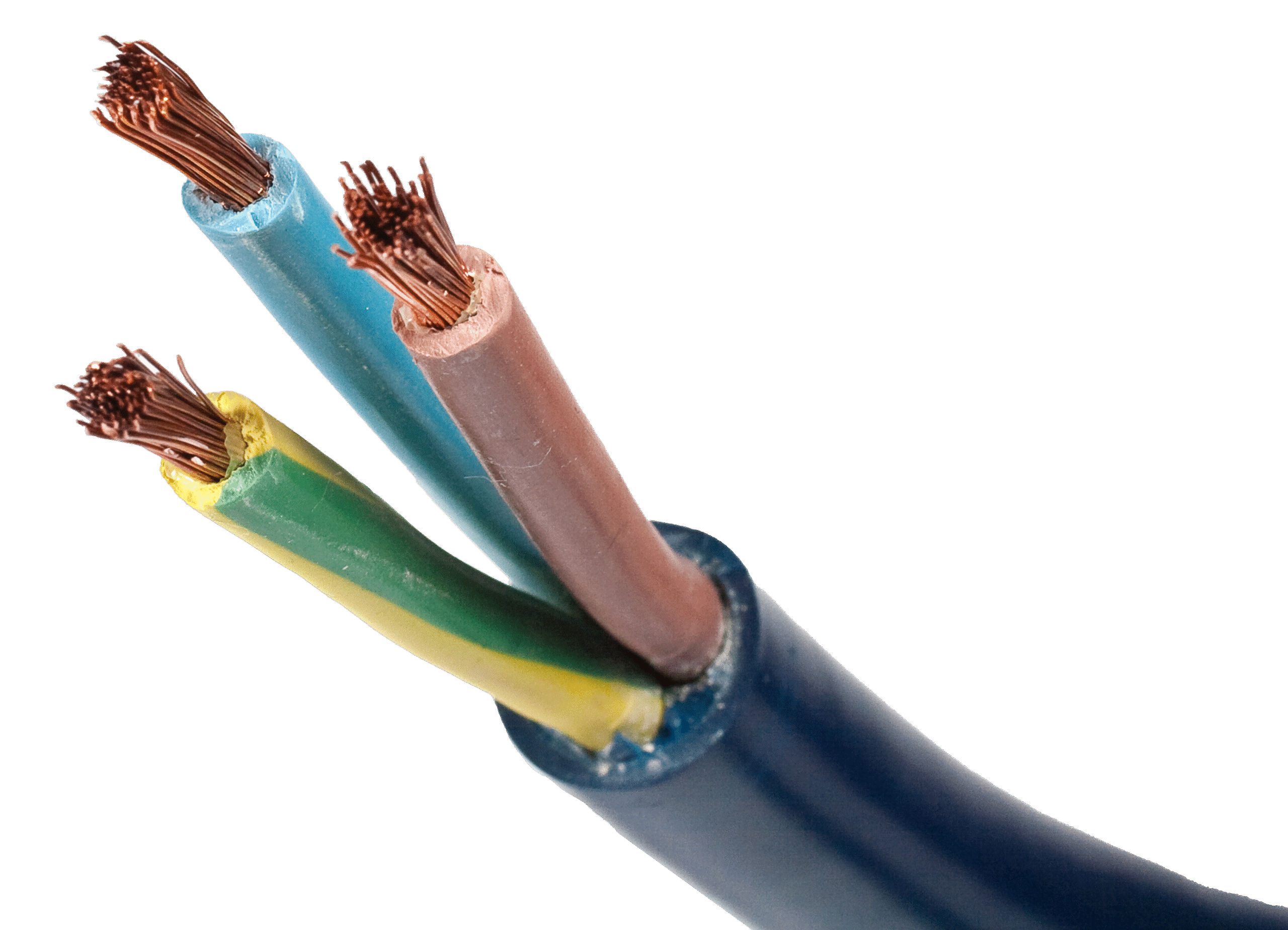 Closeup image of cable/wiring