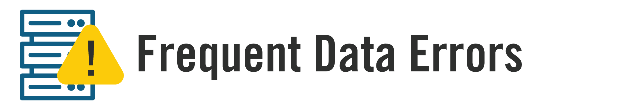 Frequent Data Errors